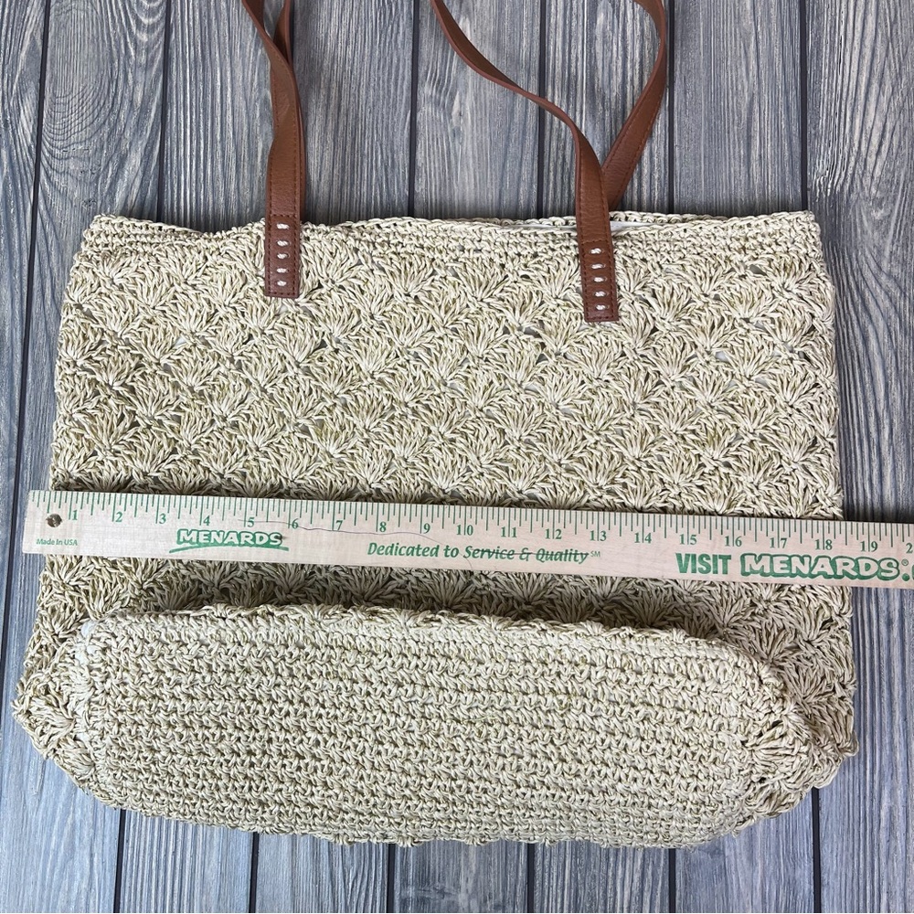 Nordstrom Summer Tote Bag Straw / Woven - Picture 6 of 12
